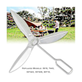 Pikkukuva 5 / 5: 18-1/2-tuumainen One-Touch -puhdistusjärjestelmäsarja grilleihin, 7443 90719 hiiligrillin/pallogrillin varaosat (FMY) Silver