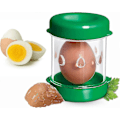 Miniatyrbilde 1 av 4: Rask Eggeskreller Manuell Eggeskreller Bærbar Hardkokt Eggeskallseparator Magisk Fantastisk Eggeskallmaskin Fjerner Skall Fra Egg-Yvan (FMY) Green