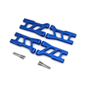 Miniatyrbillede 1 af 5: 4 stk. Metal For- og Bagophængsarm Sæt 7630 til LaTrax Teton 1/18 RC Bil Opgraderingsdele Access  (FMY) Blue