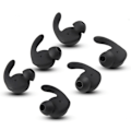 Miniatyrbillede 1 af 5: 6 stk. Ørepropper Dæksler In-Ear Tips Blød Silikon Hud Til Hua-wei Xsport/honor Am61  (FMY) Black