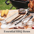 Miniatyrbilde 5 av 5: BBQ-pølsetang med langt håndtak, multifunksjonell, robust grilltang for utendørs matlaging (FMY) 1 pcs