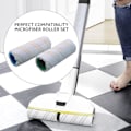 Miniatyrbillede 3 af 5: 8-delt sæt ruller til Karcher Fc7 Fc5 Fc3 Fc3d elektrisk gulvrenser 2.055-007.0 / 2.055-006.0 (FMY)