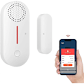 Pikkukuva 1 / 5: WiFi Ovi- ja ikkuna-hälytin, 100dB sireeni, Tuya App -kaukosäädin, Ajastettu aktivointi/poiskytkentä, Säädettävä äänenvoimakkuus, Langaton kodin hälytin (FMY)