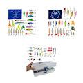 Miniatyrbild 5 av 5: Julkalender för Fiske 2024, Fiskebete Julkalender, 24 Dagar Fiskebeten Set Present Julnedräkning Julkalender Fiske Set  (FMY)