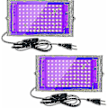 Miniatyrbillede 1 af 5: 2 stk. 100w Uv Led Floodlight Blacklight Ip65 Vandtæt, Ultraviolet Led Lampe, Effektbelysning Til Akvarium, Fest, Neonmaling, Fluorescerende P  (FMY)
