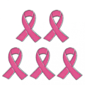 Miniatyrbild 1 av 5: Set med 5 Bandbroscher Snygg Design Band Emblempins Legering Material WBT  (FMY) Rose Red