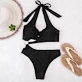 Miniatyrbillede 3 af 5: Badedragt, Heldragt, Bikini Badedragt (FMY) black s