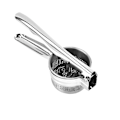 Pikkukuva 2 / 2: Ruostumattomasta teräksestä valmistettu hedelmämehukeitin Käytännöllinen hedelmäpuristin Manuaalinen hedelmäpuristin Perunamuusi (FMY) Silver 26.50X9.80X9.00CM