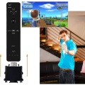 Miniatyrbild 4 av 5: 2 Motion Plus Adapter Sensor för Wii Remote Controller, Motion Plus Adaptor Accelerator Ersättning för Wii Motion Plus Adapter  (FMY) Black