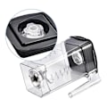 Miniatyrbillede 3 af 5: Firkantet Blenderkop Låg Nem Betjening Blenderkop Låg Let at Rengøre Blenderkop Dæksel Plastmateriale til Juicer (FMY) Black