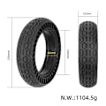 Miniatyrbilde 5 av 5: 10x2.5-6.5 Massiv dekkstripe hull gummipunkteringssikkert dekk hul dekk honeycomb massiv dekk  (FMY)