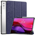 Pikkukuva 1 / 5: Lenovo Yoga Tab Plus -kotelo, pudotussuojattu nahkainen jalustallinen tablettisuojus - Harmaa (FMY) Multicolor Dark Blue
