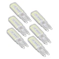 Pikkukuva 4 / 5: 6 kpl G9 LED-lamppuja 7W Himmennettävä 360° Valaistus Korvaava lamppu seinä-, pöytä- ja kaappivalaisimiin Valkoinen valo 220-240V (FMY)
