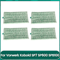 Miniatyrbilde 1 av 5: 4 stk. moppekluter for Vorwerk Kobold SP7 SP600 SPB100 støvsuger, erstatter mikrofiberrengjøringskluter (FMY) Green  White