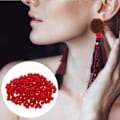 Miniatyrbillede 3 af 3: 600 stk. Multi-anvendelses Pompom Kugler DIY Håndværk Pom Poms DIY Kunst Røde Pom Pom Kugler (FMY) Red 2 1X1cm
