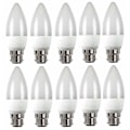 Miniatyrbild 1 av 4: Led 3w B22 Ljuskällor - Förpackning med 10 Ljuskällor - B22 / Bc/Standard Bajonettfästen - 3w - Kallt-mxbc  (FMY)