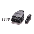 Pikkukuva 2 / 4: OBD2-liitin Obdii 16-nastainen sovitin OBD II -pistoliittimet uros OBD 16-nastainen HFMQV (FMY)
