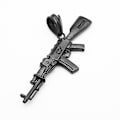 Pikkukuva 3 / 5: Tekoarmeijan kivääri kone     Riippuva kaulakoru lahja mies Cs pelaaja Asg kulta  (FMY) AK 47 Black