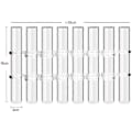Miniatyrbillede 2 af 5: Hængslet Blomster Vase Reagensglas, 8 stk Reagensglas Blomster Vaser Plante Display Holder, Bord Midtpunkter Vase Med Børst (FMY) 8Pcs L- 18 x 3 cm