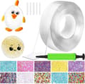 Uppgradera Nano Tejp Bubbla Kit, Dubbelsidig Tejp Plastbubbla, Elastisk Tejp Ny (FMY) 0.02cm*0.5cm*300cm