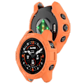 Miniatyrbild 3 av 5: TPU Klockfodral för Garmin Epix Pro (gen 2) 47mm/Fenix 7 Pro/Fenix 7, Repskyddande Ihåligt Skydd (FMY) Orange