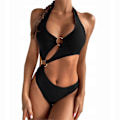 Miniatyrbillede 4 af 5: Badedragt, Heldragt, Bikini Badedragt (FMY) black m