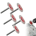 Pikkukuva 3 / 5: 40 mm timanttiterä 6 mm varrella, katkaisulaikka kaiverrukseen ja laattojen, graniitin, marmorin ja keramiikan leikkaamiseen (FMY) Wear-resistant - sharp 10pcs