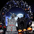 Miniatyrbilde 3 av 5: Beetlejuice LED Her Ligger Beetlejuice Gravstein Halloween Dekorasjon Offisielt (FMY)