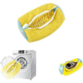 Miniatyrbilde 5 av 5: 2024 Vaskepose for sko i bomull, vaskenett, myke fibre fjerner enkelt smuss, anti-deformasjon -GSLA (FMY) Yellow 1pc