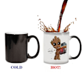 Miniatyrbild 1 av 4: SSRGV Jag är Groot Färgväxlande Mugg Keramisk Termisk Kaffe Frukostmugg (FMY)