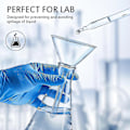 Miniatyrbilde 3 av 5: 4 stk Laboratorieglass-trakter, Skoleundervisningstrakter, Kort Stilk, Eksperimenttrakter, Klare Trakter (FMY)
