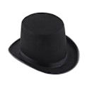Miniatyrbillede 1 af 5: Colin Hat, Høj Hat I Sort, Tilbehør Til En Gala, Karnevalsfest Eller Karneval (FMY)
