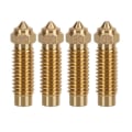 Miniatyrbillede 5 af 5: 10 stk. Multi-størrelse dyser til Neptune 4 Plus/Max 3D-printer, messing Hotend dyser 0,4/0,6/0,8/1,0 mm (FMY) Gold