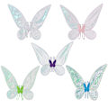 Miniatyrbilde 4 av 5: Barnevinger Fest Butterfly Vinger Unisex Fe Vinger Englevinger Rekvisitter Voksenvinger Ny (FMY) white