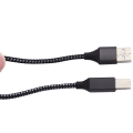 Miniatyrbilde 5 av 5: 2-i-1 USB-skriverkabel USB-C til MIDI-kabel USB Type C til USB B MIDI-kabel for musikkinstrumenter, piano, MIDI-tastatur (FMY)