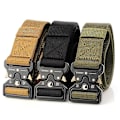 Miniatyrbild 4 av 4: YKK 3,8 cm bred spänne utomhus casual nylonbälte (FMY) Army Green