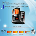 Miniatyrbillede 4 af 5: Erstatningsoplader til Black and Decker 40V LCS36 LCS40, kompatibel med Black+Decker 36V/40V lithiumbatteri (FMY)