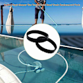 Miniatyrbilde 5 av 5: 4 belter tilpasset Zodiac MX6 MX8 MX9, dekk til Robot Pool Cleaner Baracuda R0526100 (FMY)