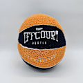 Miniatyrbilde 2 av 5: Offcourt Basketball Pute Basketball Plysj Leke Dukke (FMY) Orange and Black