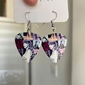 Miniatyrbillede 2 af 3: 2023 Taylor Swift Album Øreringe Sanger Taylor Dangle Drop Øreringe Charm Smykker Kvinder Piger Swiftie Fans Gaver  (FMY) A