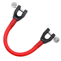 Miniatyrbillede 1 af 5: Ski Træningshjælp Bærbar Ski Tip Connector Nem Ski Træningsværktøj til Børn Red