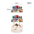 Miniatyrbilde 4 av 5: Power Rangers Temafest Pynt Ballonger Banner Kake Topper Sett (FMY)