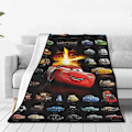 Pikkukuva 5 / 5: Autopeitto Kevyt Mikrokuituinen Heittopeitto Erittäin Pehmeä Lämmin Mukava Sohvalle Sängylle Kaikki Vuodenajat 127cm x 101cm (FMY)