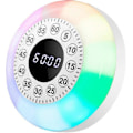 Miniatyrbillede 1 af 5: Visuel Timer med RGB Lys 60-Minutters Nedtællingstimer Genopladelig Berøringsstyring Pomodoro Timer til Børn Voksne Lydløs Køkken Timer til Hjem (FMY)