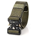 Miniatyrbild 2 av 4: YKK 3,8 cm bred spänne utomhus casual nylonbälte (FMY) Army Green