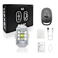 Pikkukuva 5 / 5: Langallinen Langaton LED-Stroboskoolivalo, 7 Väriä Stroboskoolivalot USB-Lataus, Langaton LED-Stroboskoolivalo (FMY) color04 4 lights with remote control