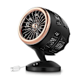 Miniatyrbilde 1 av 3: 350w USB-drevet varmevifte for rom, bærbar vifte med rask oppvarming, termostat for hjemmet (FMY)