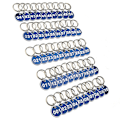 Miniatyrbilde 1 av 5: Nøkkelring med tall 1-100, nummererte merkelapper, skap, treningsstudio, nøkkelringer, gravert tall med nøkkelringer, nøkkelring i aluminium, nummererte merkelapper (FMY) 1 to 50