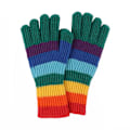 Miniatyrbillede 1 af 5: Varme Vinter Touchscreen Handsker Søde Stribede Handsker Julevanter Regnbue (FMY) Green finger rainbow