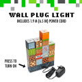 Miniatyrbilde 3 av 5: Kreativ Minecraft Sy-Nattlys Lampe Terning Byggekloss Lampe Lys Skrivebordsdekorasjon Ornamenter Gaver Blokkmønster Farge Tilfeldig (FMY)